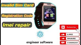 invalid sim card problem in smart watch|How to solve invalid sim problem in the smart watch using Code.